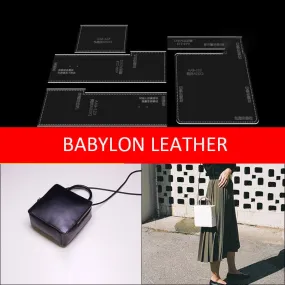 BABYLON™ Leather Cube Bag Handbag Pattern AAB-123