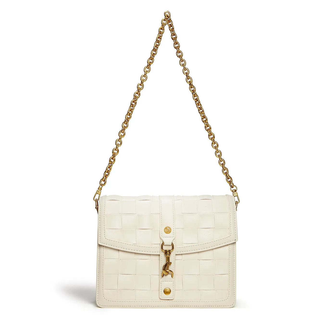 Daisy White Vegan Shoulder & Crossbody Bag