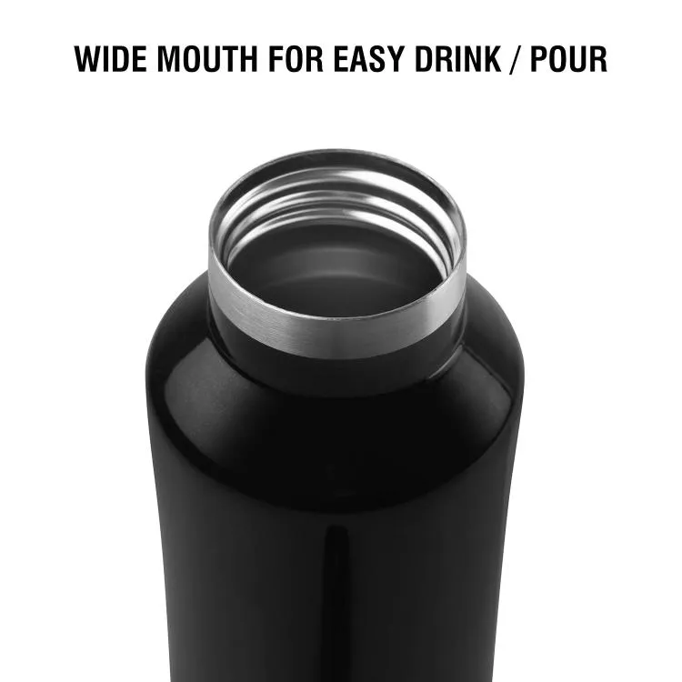 Duro One Touch Flask, Vacusteel Water Bottle 1000ml