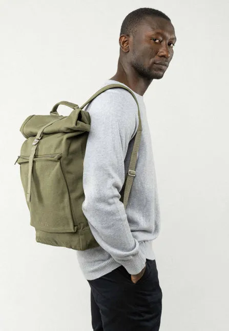 MELAWEAR Amar backpack olive green unisex