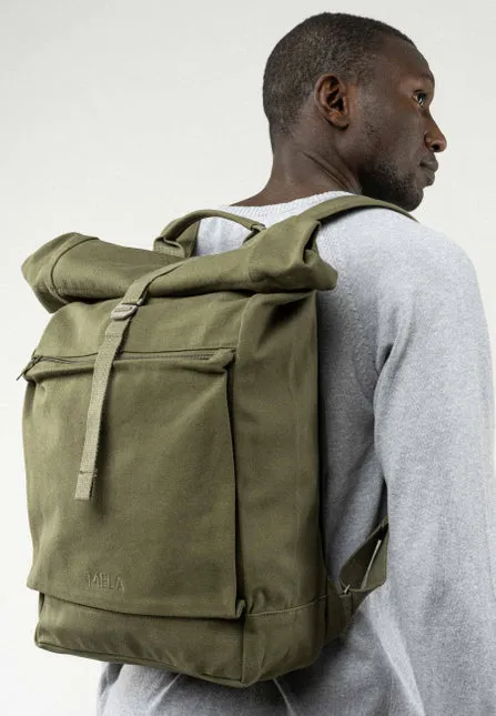 MELAWEAR Amar backpack olive green unisex