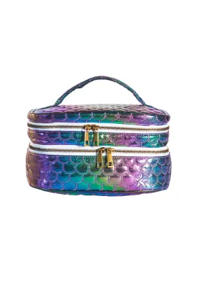 Mermaid Magic Rebel Glam & Go Travel Case with White Zipper