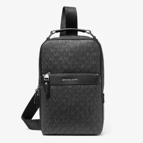 Michael Kors Hudson Logo Backpack, black