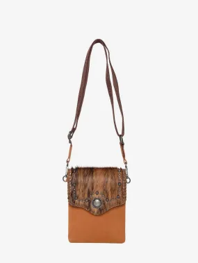 Montana West Hair-On Cowhide Leather Crossbody