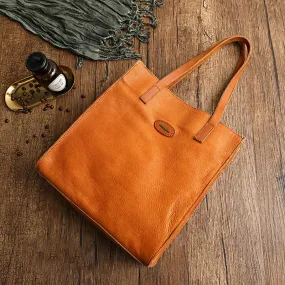 NATURAL Italy Cowhide Leather Handbag, Tote, Leather Shoulder Bag, Leather Bag, by Alexel Crafts Australia