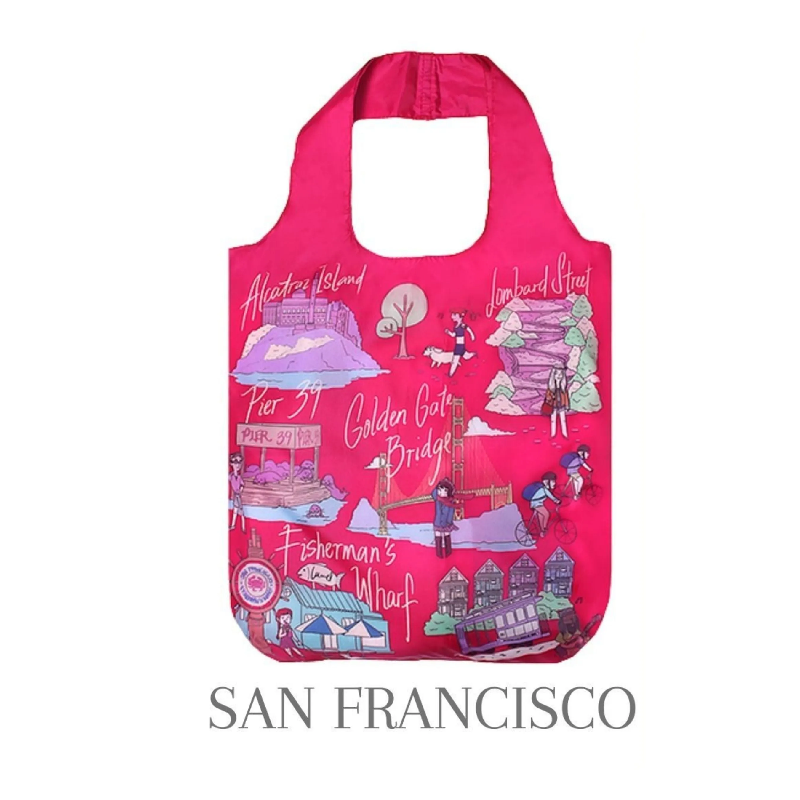 SAC People Reusable Bags. Cities Collection