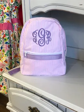 Seersucker Backpack- Preschool