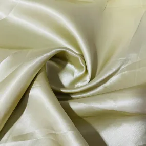 Tea Green Solid Satin Fabric