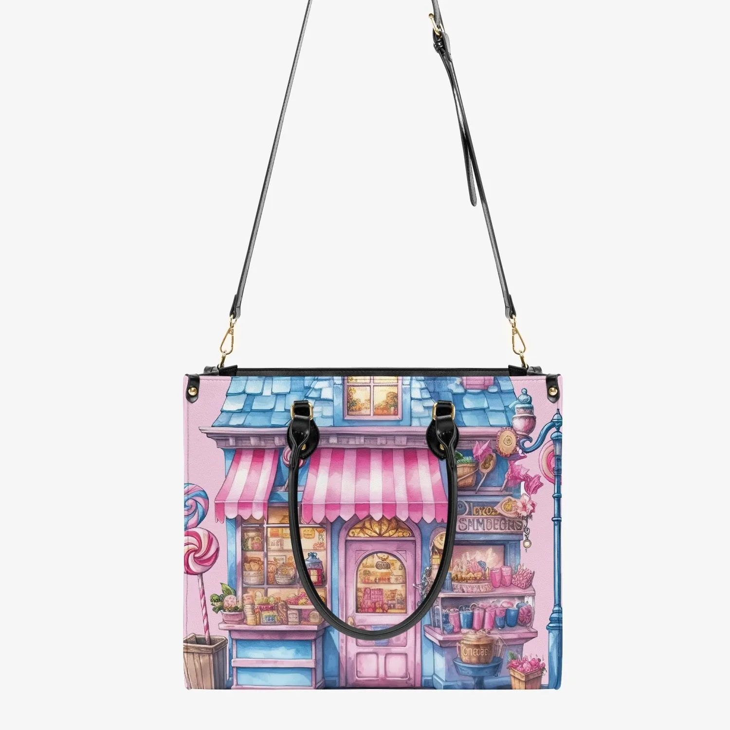 Women's Tote Bag - Candy Floss - Candy Swirls