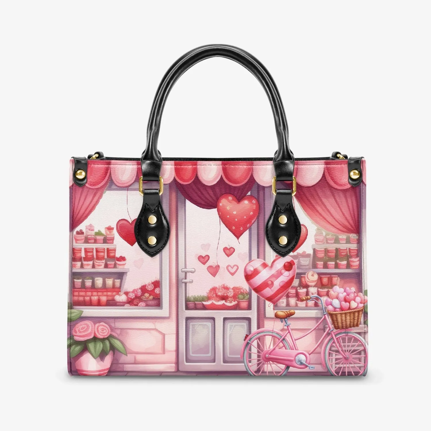 Women's Tote Bag - Candy Floss - Sugar Rush Heart Balloon